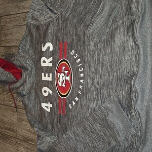NFL San Francisco 49ers Gray Pullover Hoodie